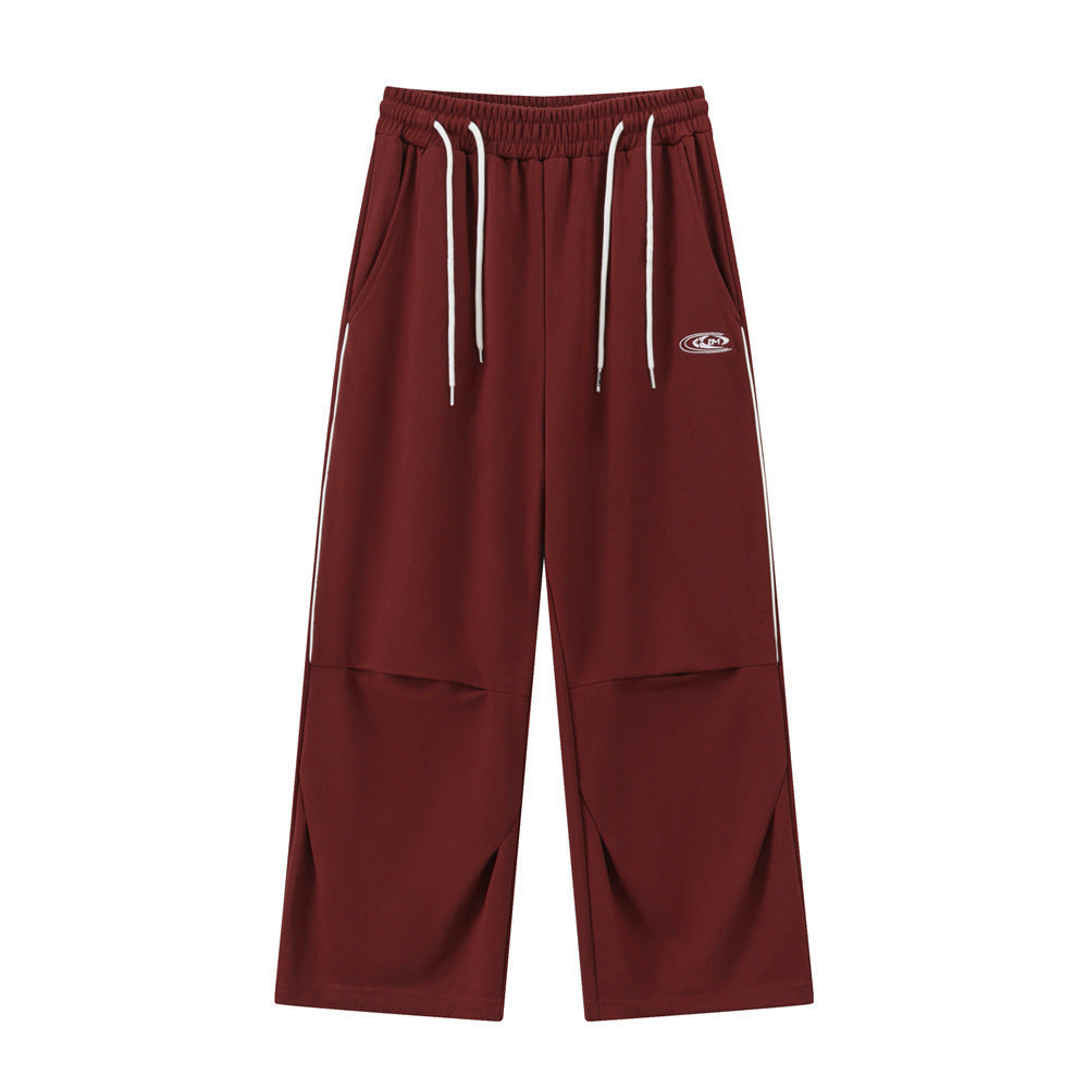 American Sports Casual Straight Trousers Men